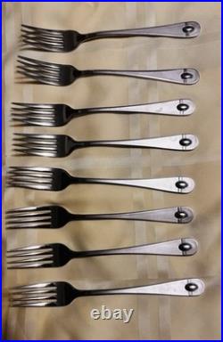 51-Piece Set ONEIDA SATIN JUPITER Stainless Flatware Retired Nice Condition