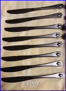 51-Piece Set ONEIDA SATIN JUPITER Stainless Flatware Retired Nice Condition