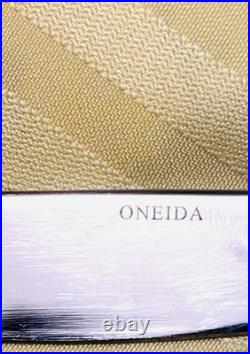 51-Piece Set ONEIDA SATIN JUPITER Stainless Flatware Retired Nice Condition