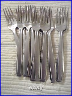 51 Pieces SATIN SHASTA Oneida Stainless Made in USA Frost Handle