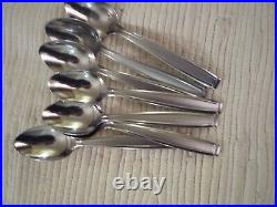 51 Pieces SATIN SHASTA Oneida Stainless Made in USA Frost Handle