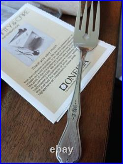 52 Pc Oneida Profile MORNING BLOSSOM Stainless Flatware NEW in box service for 8