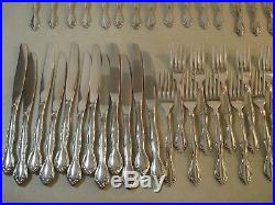 53 PC SERVICE FOR 8 PLUS(MINUS 2) Oneida CANTATA Stainless USA