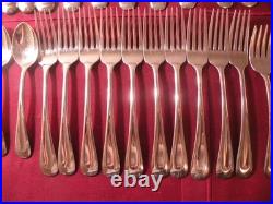 53 pieces Oneida SAND DUNE Stainless Flatware Glossy 9+ Place Settings