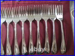 53 pieces Oneida SAND DUNE Stainless Flatware Glossy 9+ Place Settings