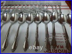 53 pieces of Oneida Community Stainless CHATELAINE Flatware
