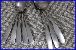 54 Pc Oneida Community Stainless Flatware Paul Revere Forks Knives Spoons Vtg