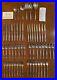 54 Pc Set Oneida Act 1 Cube Stainless Flatware Silverware Glossy Service For 8