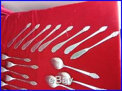 54 Pcs ONEIDA Nordic Crown Deluxe Stainless Flatware Forks, Spoons, Knives