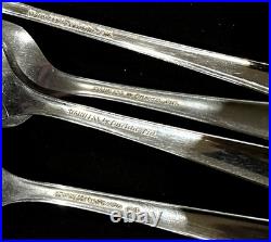 54 x Vintage ONEIDA Ltd. Oceanic USA Stainless Steel Lot 1957 1984 Discont