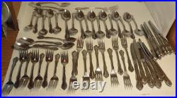 55 PC Wm A. Rogers Oneida Mansfield Stainless Flatware Set Glossy Deluxe 8 Pl++ 55 PC Wm A. Rogers Oneida Mansfield Stainless Flatware Set Glossy Deluxe 8 Pl++