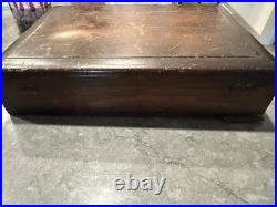 55 Pc Arbor True Rose Silver Plated 1881 Rogers Oneida Ltd With Storage