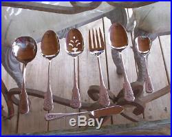 55 Pc Oneida Pfaltzgraff Village Flatware Silverware Stainless-fork Spoon-serve