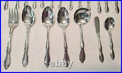 55 Pc Set BERKELEY SQUARE Oneida USA Stainless Unused Vintage Estate Flatware