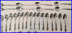 55 Pc Set BERKELEY SQUARE Oneida USA Stainless Unused Vintage Estate Flatware