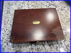 55 Pcs Oneida Community Stainless Golden Royal Flatware Set with Wood Chest