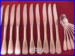 55 Pieces Colonial Boston Minute Men Oneida Stainless Flatware Forks Spoons
