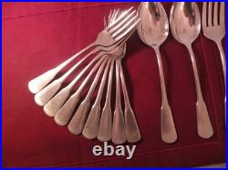 55 Pieces Colonial Boston Minute Men Oneida Stainless Flatware Forks Spoons