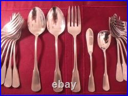 55 Pieces Colonial Boston Minute Men Oneida Stainless Flatware Forks Spoons