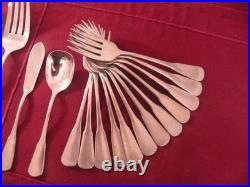 55 Pieces Colonial Boston Minute Men Oneida Stainless Flatware Forks Spoons