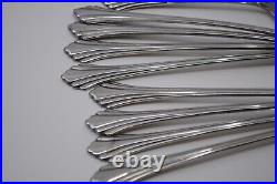 56 Oneida REMBRANDT Spoons Donner Forks Knives Distinction Deluxe Stainless HH