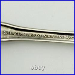 56 Pcs Oneida Distinction Deluxe HH Stainless Including 8 SERVING PIECES