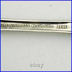 56 Pcs Oneida Distinction Deluxe HH Stainless Including 8 SERVING PIECES