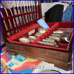 56 Piece Oneida Morning Star Community Stainless Flatware