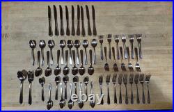 56 Pieces Oneida Stainless FLIGHT RELIANCE Set 9 plc Settings
