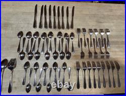 56 Pieces Oneida Stainless FLIGHT RELIANCE Set 9 plc Settings