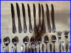 56 Pieces Oneida Stainless FLIGHT RELIANCE Set 9 plc Settings