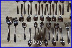 56 Pieces Oneida Stainless FLIGHT RELIANCE Set 9 plc Settings
