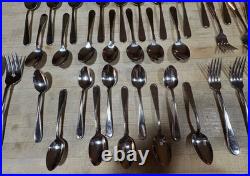 56 Pieces Oneida Stainless FLIGHT RELIANCE Set 9 plc Settings