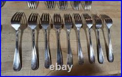 56 Pieces Oneida Stainless FLIGHT RELIANCE Set 9 plc Settings
