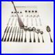 56PC Oneida Stainless Sandhurst Glossy Cube 18/8 Flatware For 8 + Serving Extras