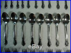 56pc Oneidacraft Deluxe Stainless Community Chateau Pattern Flatware