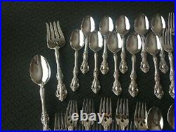 57 Pieces Serves 10 Oneida Michelangelo CUBE Stainless with5 Hostess & 12 Teaspoon