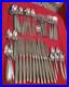 57pc Oneida Community Frostfire Stainless USA Satin Knives Spoons Forks Ice Tea