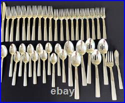 58 x ONEIDA USA Satin Scoop Stainless Steel Flatware Lot Glossy with Satin Act 58 x ONEIDA USA Satin Scoop Stainless Steel Flatware Lot Glossy with Satin Act
