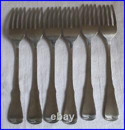 6 Oneida Community PATRICK HENRY DINNER FORKS Stainless