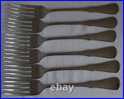 6 Oneida Community PATRICK HENRY DINNER FORKS Stainless