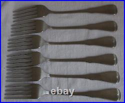 6 Oneida Community PATRICK HENRY DINNER FORKS Stainless