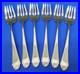 6 Oneida HENLEY Glossy Cube Mark Stainless Flatware 7 SALAD FORKS