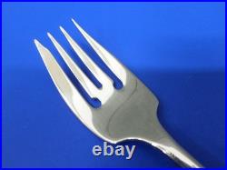 6 Oneida HENLEY Glossy Cube Mark Stainless Flatware 7 SALAD FORKS