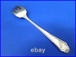 6 Oneida HENLEY Glossy Cube Mark Stainless Flatware 7 SALAD FORKS