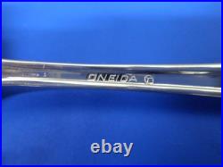 6 Oneida HENLEY Glossy Cube Mark Stainless Flatware 7 SALAD FORKS
