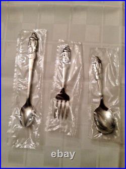 6 Pc. Onieda Paddinton Bear Stainless Youth Infant Toddler Silverware Flatware