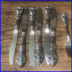 6 Place Settings Oneida Cube Flatware MICHELANGELO Heirloom Stainless 32 Pieces