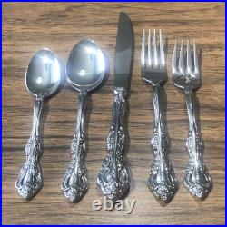 6 Place Settings Oneida Cube Flatware MICHELANGELO Heirloom Stainless 32 Pieces