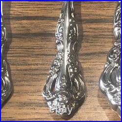 6 Place Settings Oneida Cube Flatware MICHELANGELO Heirloom Stainless 32 Pieces